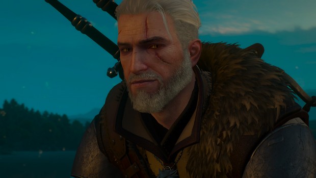 Geralt breaking the 4th wall