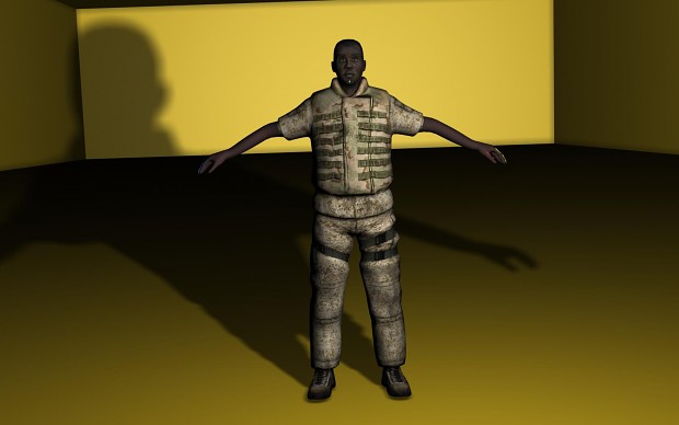 Soldier modelling/hacking practice