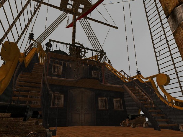 Deck of the Queen Anne's Revenge