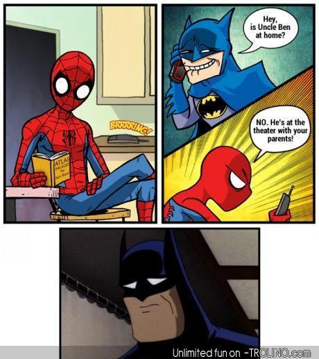 Poor Batman xD
