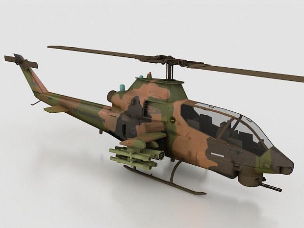 AH-1P Low Poly
