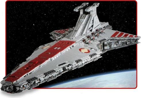 A Lego Venator class Star Destroyer