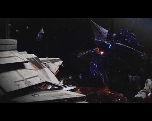 Mass Effect Space Battle Scenes