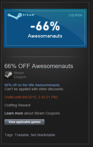 Anyone want this steam coupon?