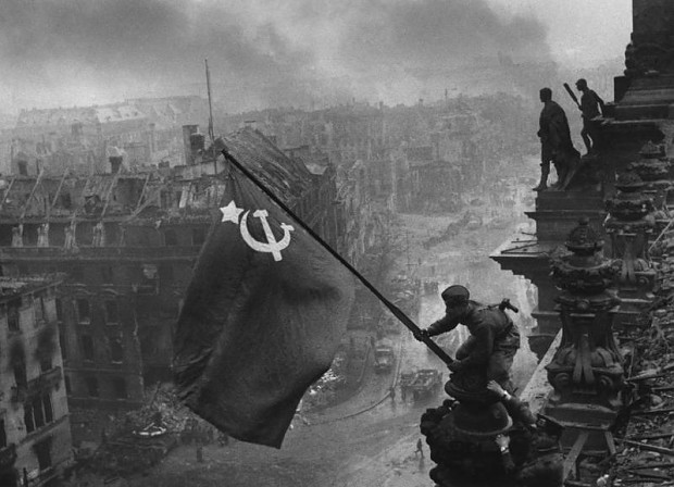 Soviet Flag Over Berlin