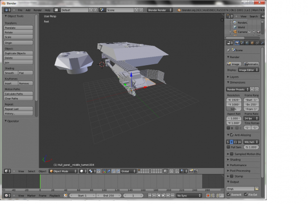 My 1st attempt to Import Skechup file to blender.