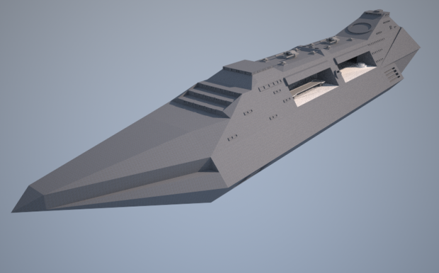 Render of the old girl.