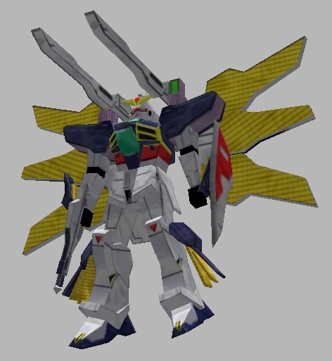 Gundam Double X (DX) Satellite Cannon mode model