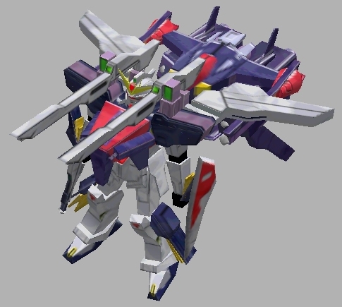 Gundam Double X (DX) with G-Falcon mode model