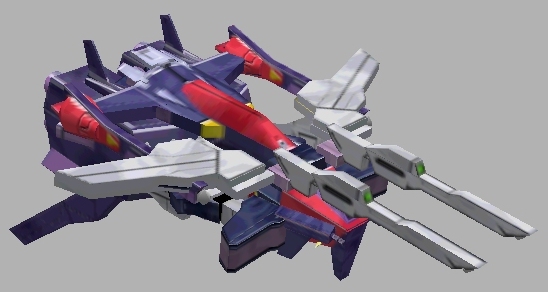 Gundam Double X (DX) with G-Falcon move mode model