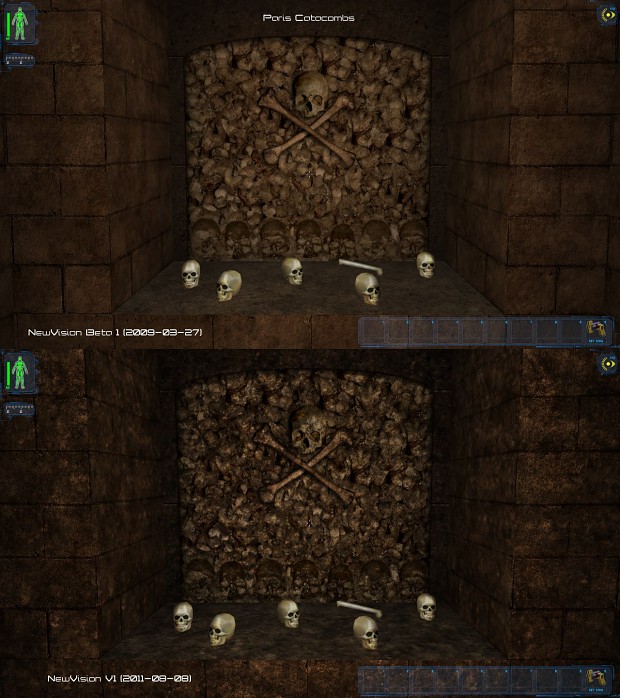 DX Paris Catacombs (NV1 Texture Comparison)
