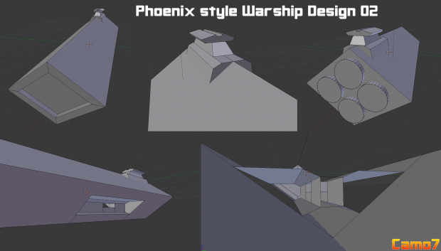 Phoenix style Warship Design 02