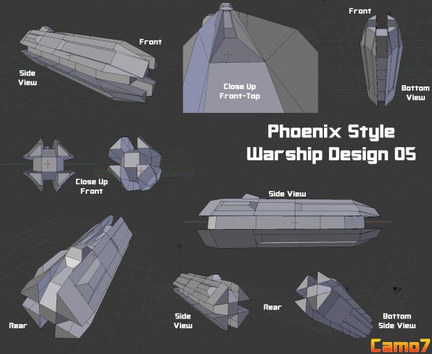 Phoenix style Warship Design 06