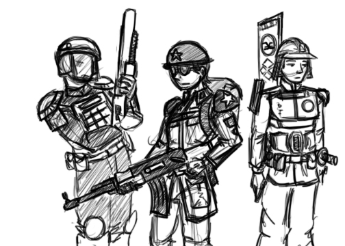 Soldier Sketches