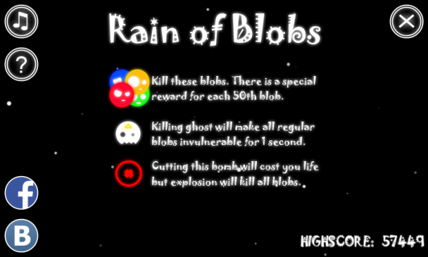 Rain of Blobs v.1.1
