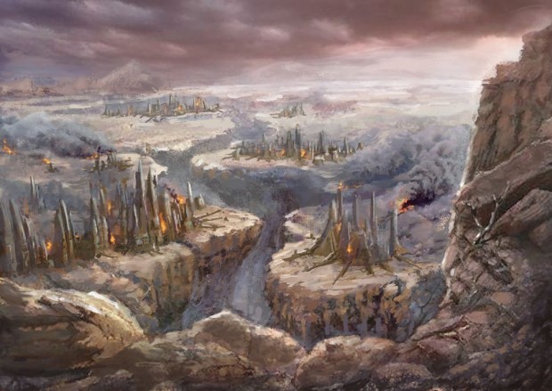 Concept art of the spellforce 2