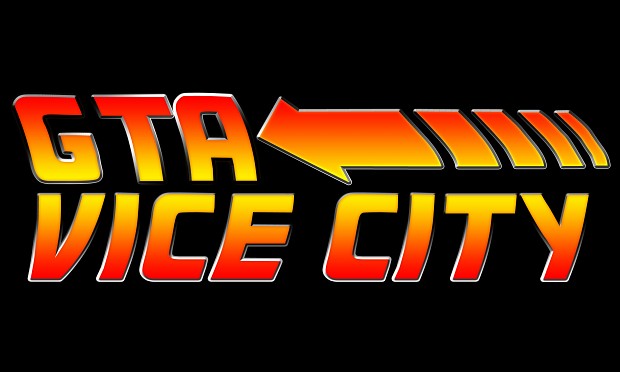 Back to the future Font GTA Vice City