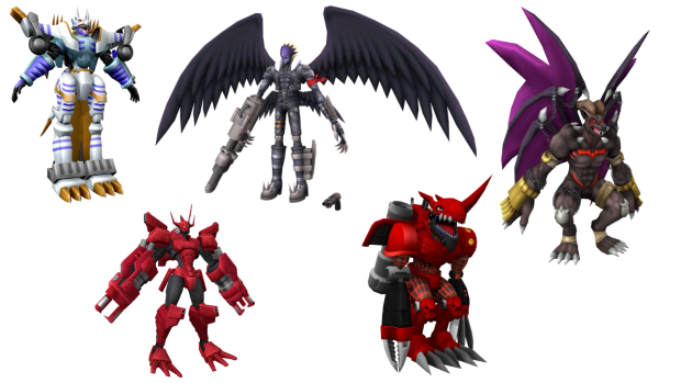 Digimon Rebirth 3D Models
