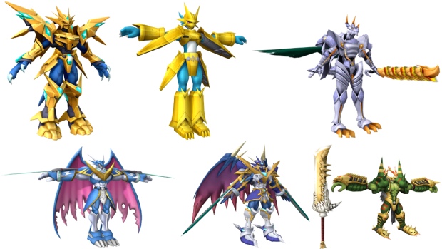 Digimon Series 3D Models