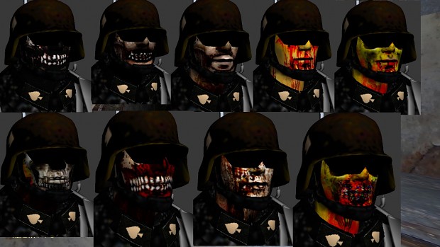 zombie heads