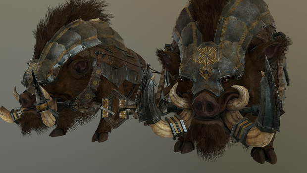 Armored Wild Boars
