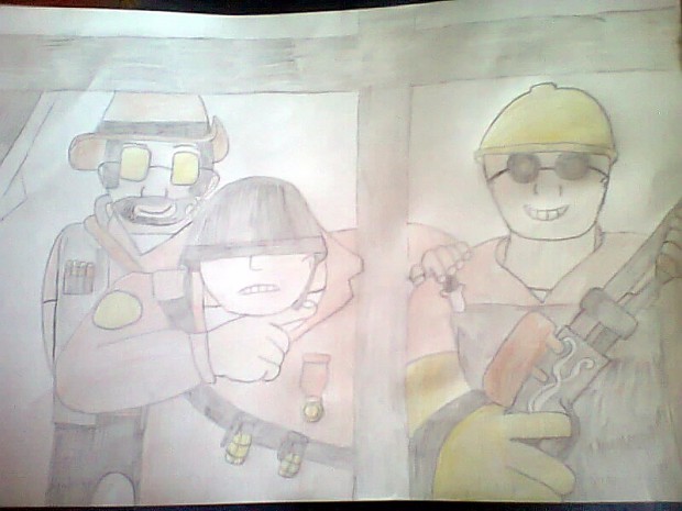 TF2: Sniper, Soldier and Engineer