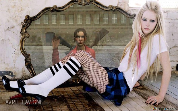 Avril Lavigne and Zoey xD :D