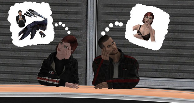 Shepard being a pervert!