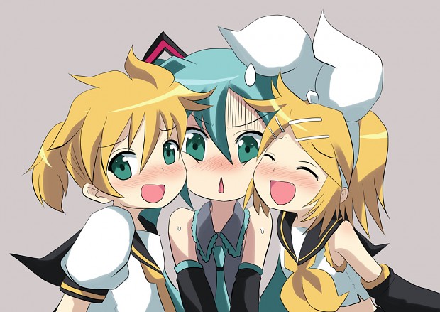 Len-kun and  Rin-chan really love me