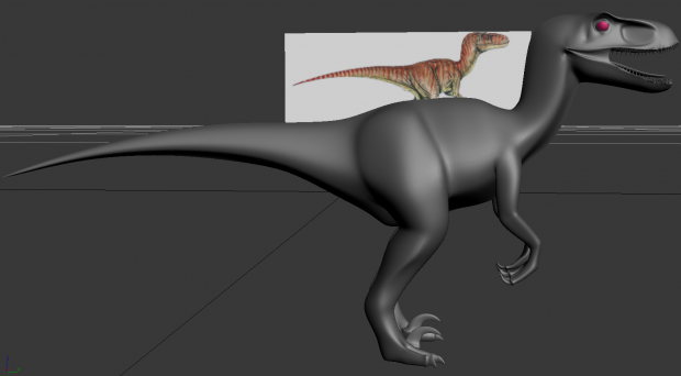 Jurassic Park velociraptor concept