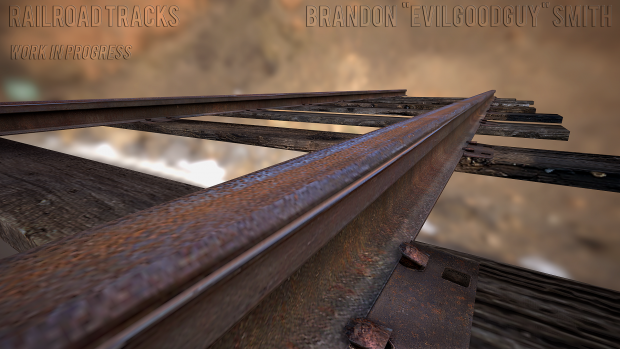 Train Tracks WIP render