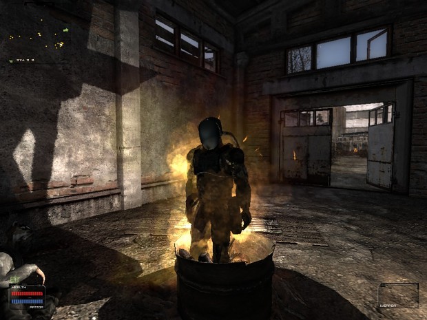 The great flame Seva suit man on Chernobly