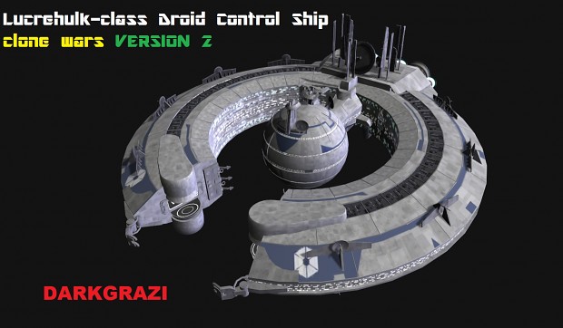 Lucrehulk class Droid Control Ship   CLONE WARS