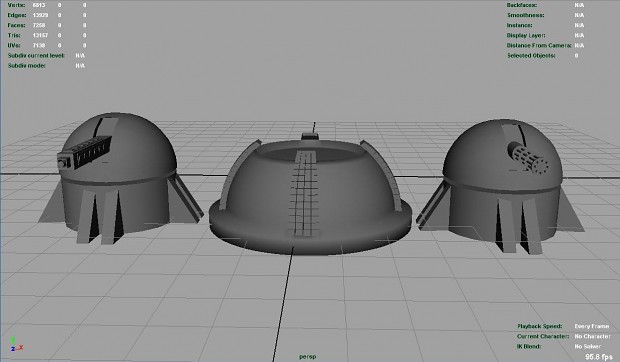 turret ship BC-304 3D model