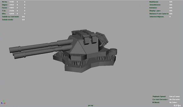 average turret Destiny 3D model