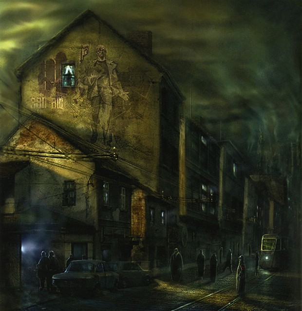 Old and moldy city 17 concept art