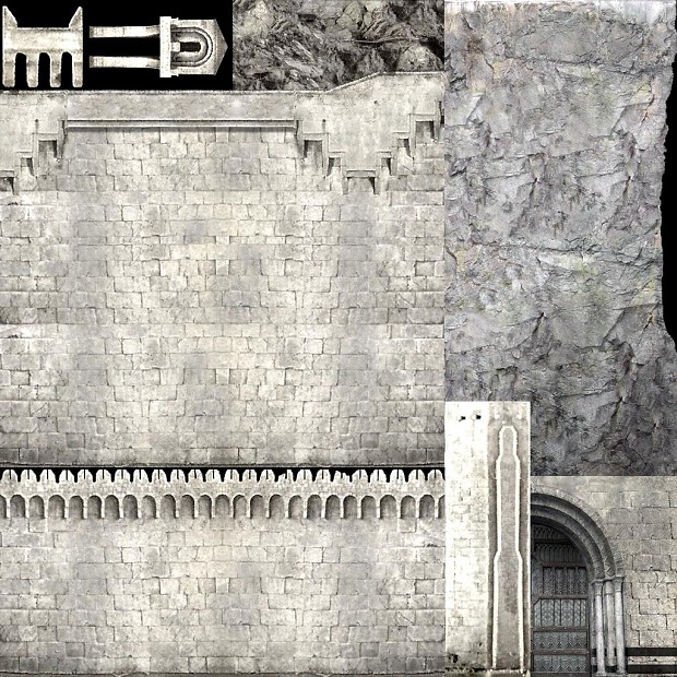 Minas Tirith map in work (prewiew of the wall model). image - An