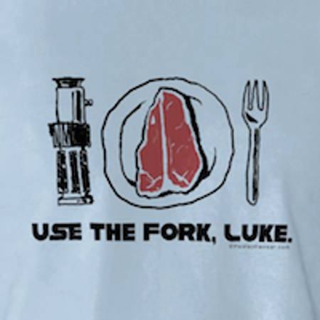 Use the fork luke