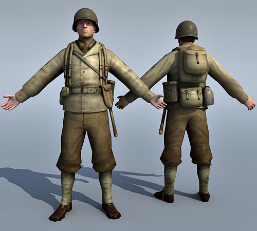 Typical WW2 Soldier