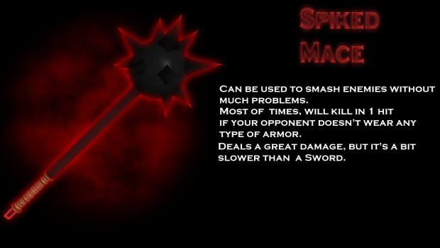 Spiked mace description for a game (maybe?)