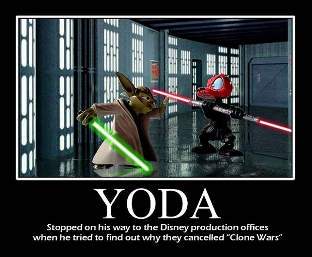 Yoda VS Disney:D