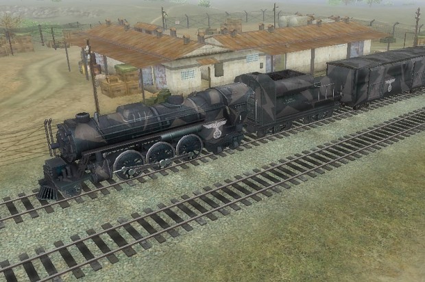 steam locomotive - german