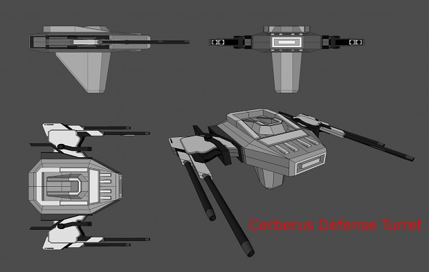 Cerberus Defense Turret final concept