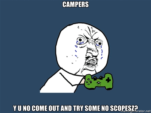 Campers y u no come out