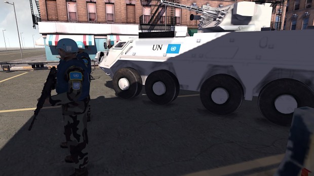 New UN helmet and Ukrainian BTR-4E image - COMRADEMATT - ModDB