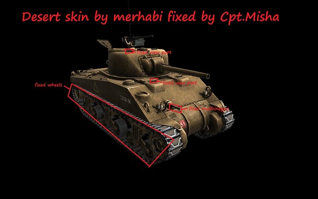 M4A4 desert skin fix