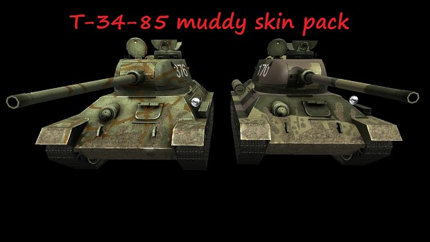 T-34-85 Muddy Skin Pack