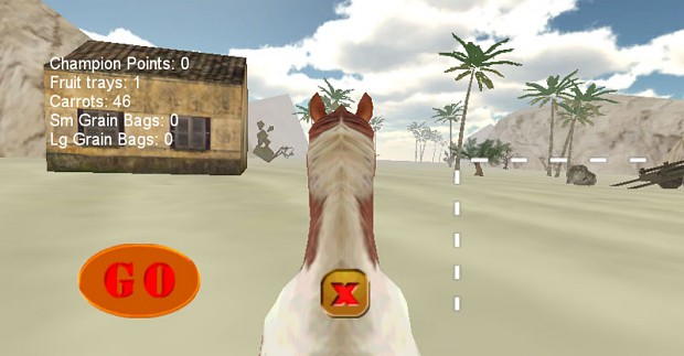 Example of the horse in my riding game