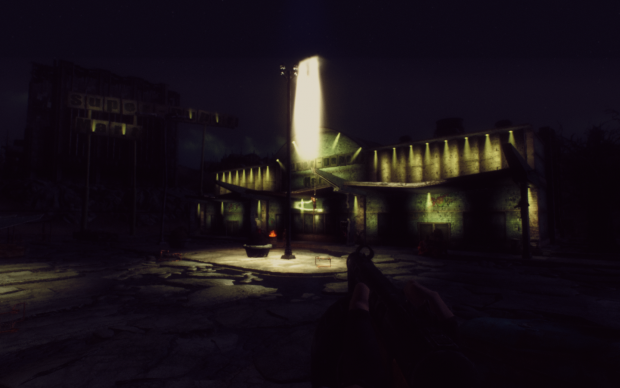 Fallout 3 at night