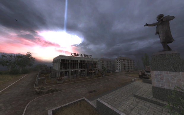 Call of Chernobyl - Dead City (Lenin faces a Psy-Storm). #2 Different angle.